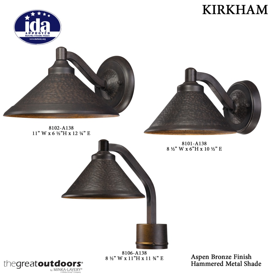 The Great Outdoors 8102-A138 Kirkham 1 Light 11